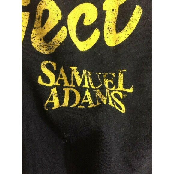 Samuel Adams Nitro T-Shirt M Black Yellow S/S Graphic Cotton Beer Tee tshirt - Picture 5 of 9